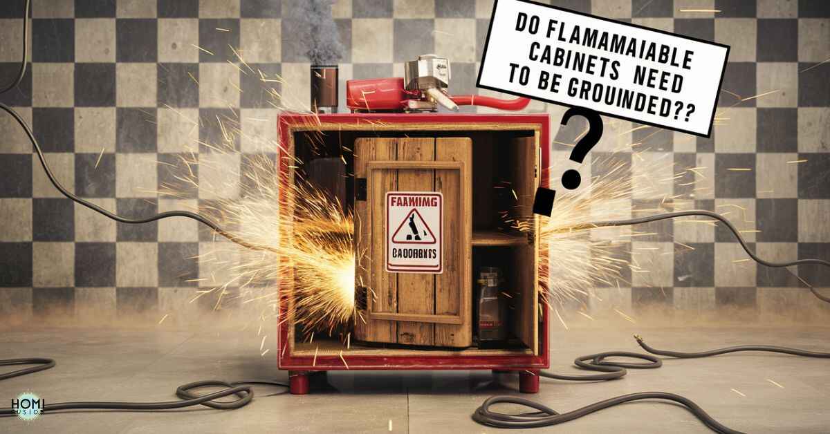 Do flammable cabinets need to be grounded