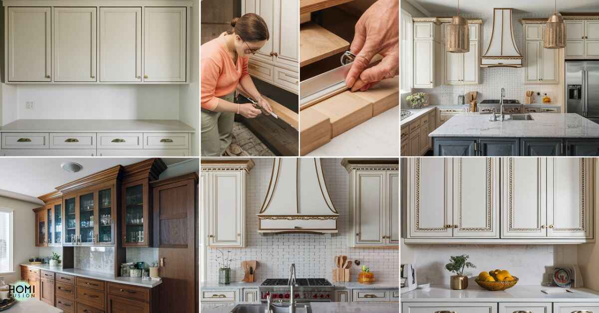 How To Add Trim To Cabinets