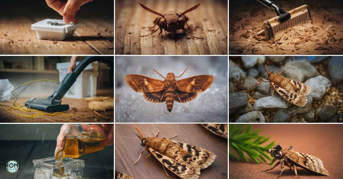 How to get rid of brown house moths