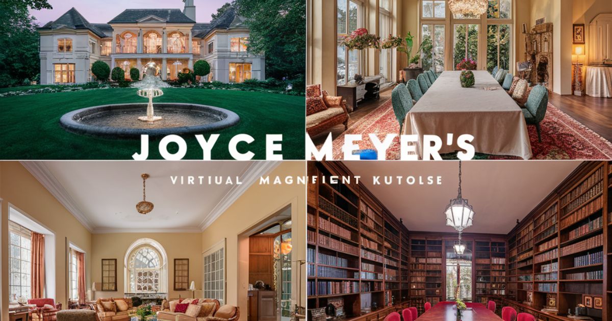 An Exclusive Virtual Tour of Joyce Meyer's Magnificent House